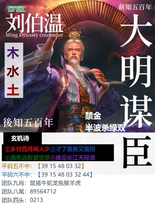 029期大明谋臣[图]